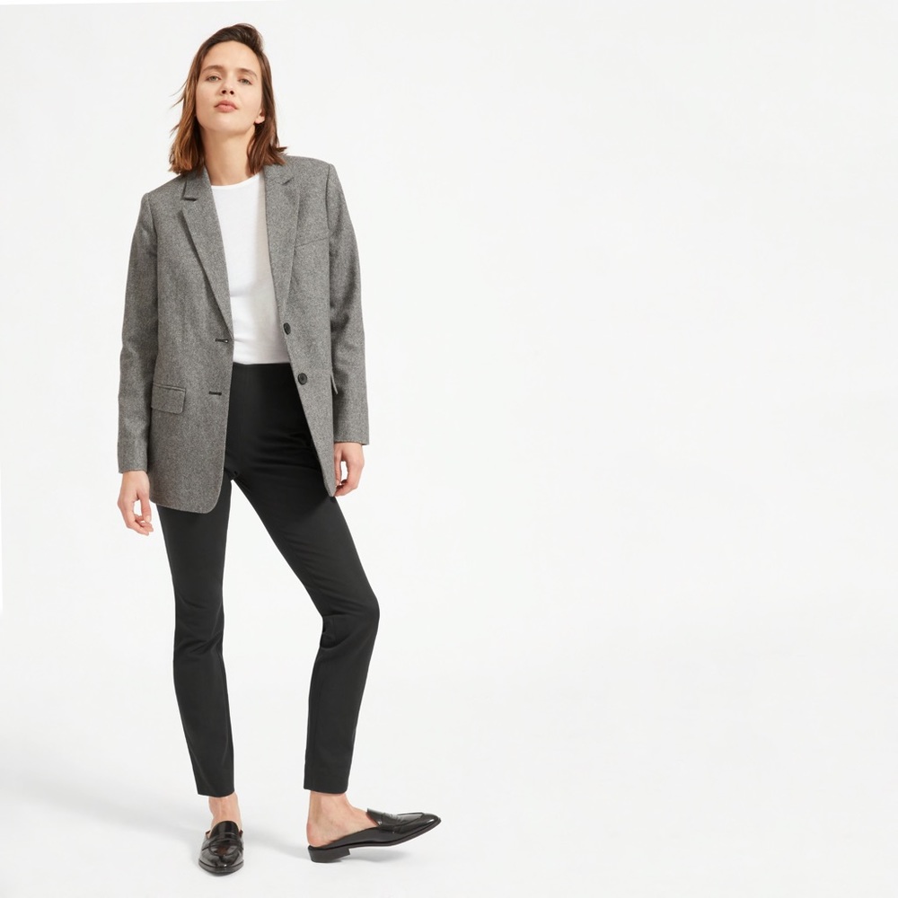 NWT Black Everlane Side Zip Work Pant